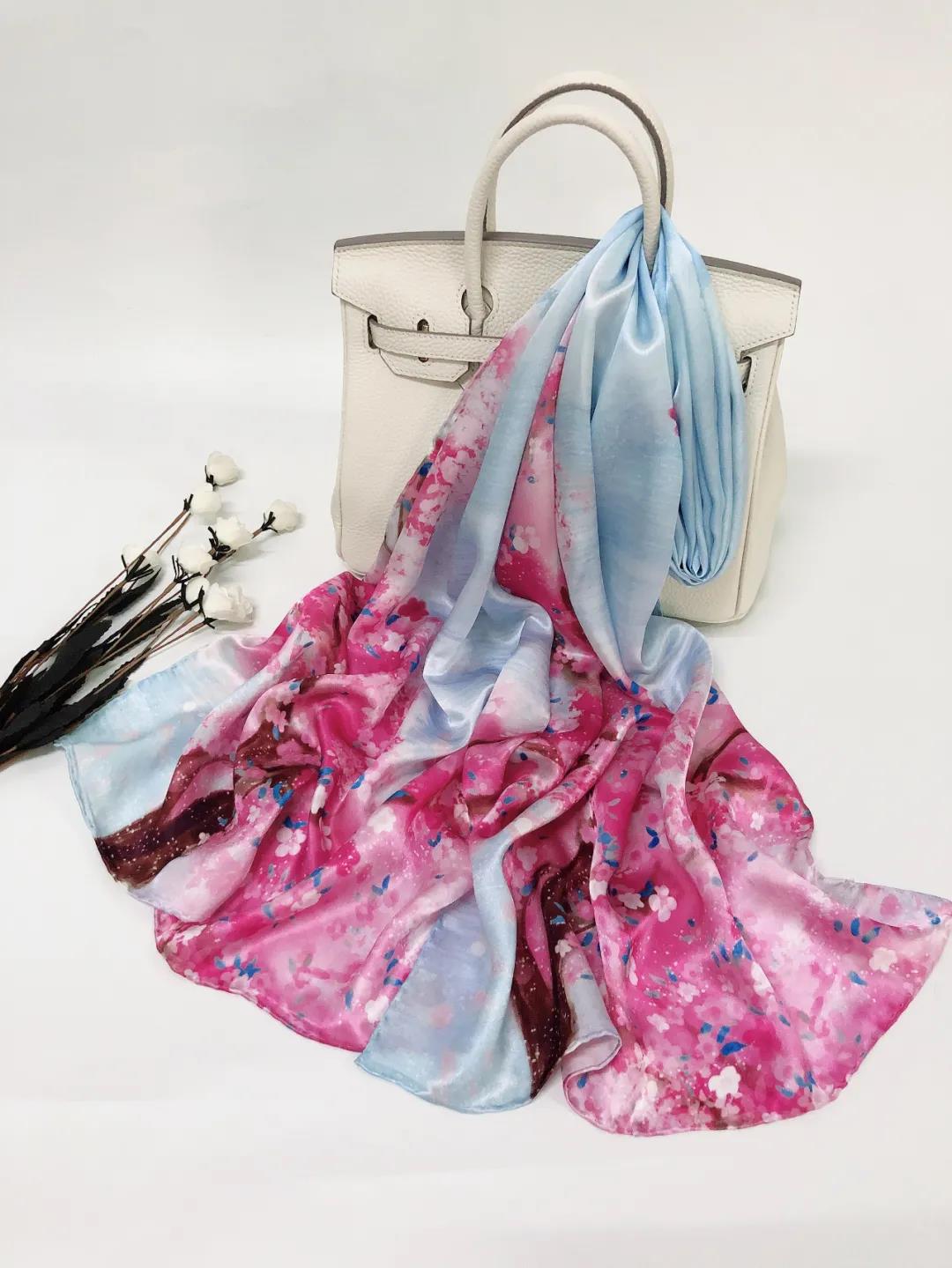 真絲絲巾長巾 真絲絲巾長巾